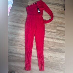 Fashion nova Red Jumpsuit